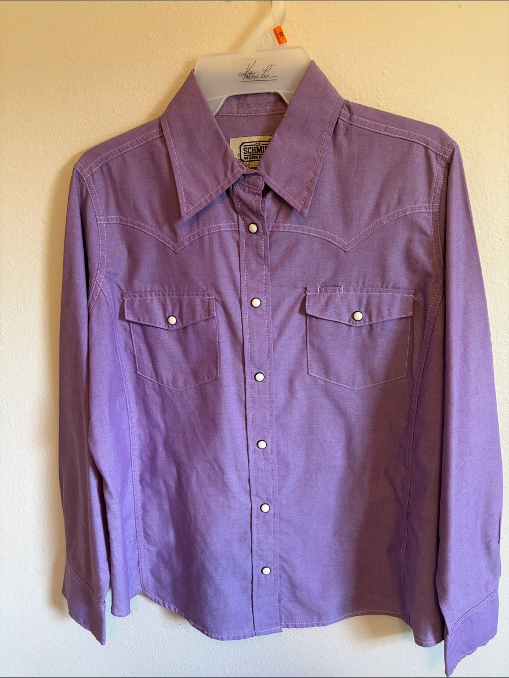 Western Snap-Front Women’s Shirt - Lavender